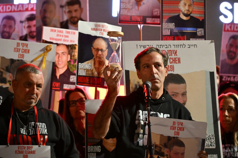 protest ostatici clepsidra