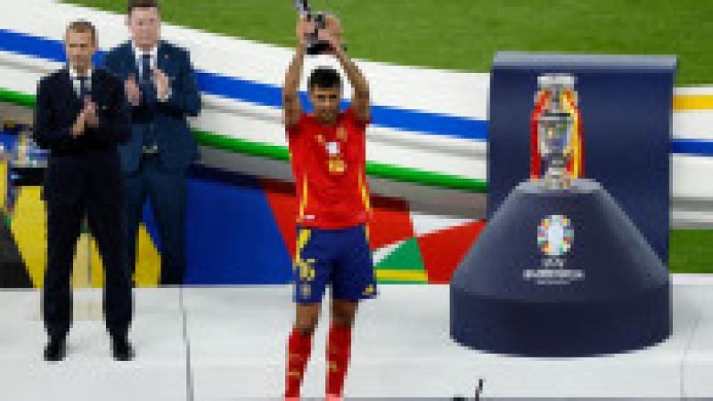 Selecţionata Spaniei a câştigat Campionatul European de fotbal - EURO 2024, duminică seara, pe Olympiastadion din Berlin, după ce a învins Anglia în finală, cu scorul de 2-1 (0-0). FOTO: Profimedia Images | Poza 13 din 23