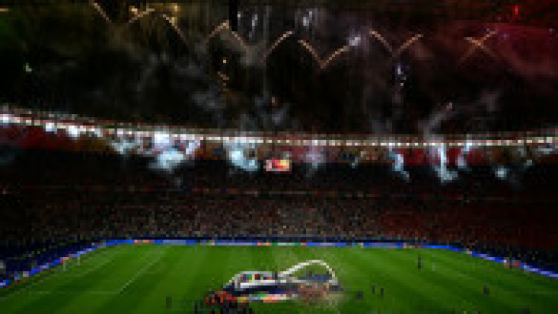 Selecţionata Spaniei a câştigat Campionatul European de fotbal - EURO 2024, duminică seara, pe Olympiastadion din Berlin, după ce a învins Anglia în finală, cu scorul de 2-1 (0-0). FOTO: Profimedia Images | Poza 23 din 23
