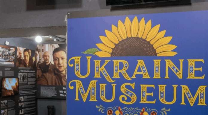 O expoziție despre războiul din Ucraina a fost deschisă într-un fost buncăr nazist de la Berlin