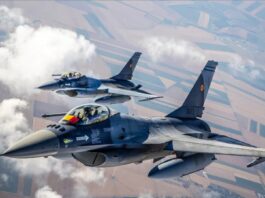 Țintă aeriană, detectată în apropiere de granița României. MApN a ridicat două avioane F-16 în aer, mesaj Ro-Alert în Tulcea