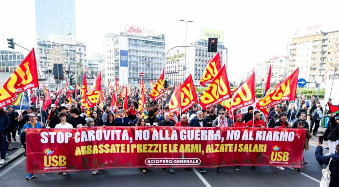 Proteste în Italia împotriva costului vieţii și a reînarmării: aproximativ 1,5 milioane de oameni au participat. „Nu ne pot opri”
